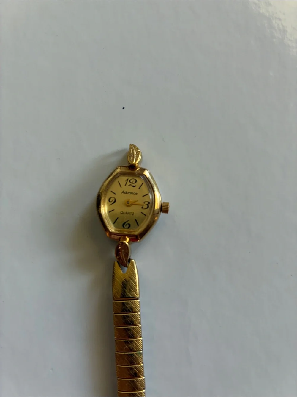 Advance Gold-Tone Women's Bracelet Watch - Elegant Stretch Band